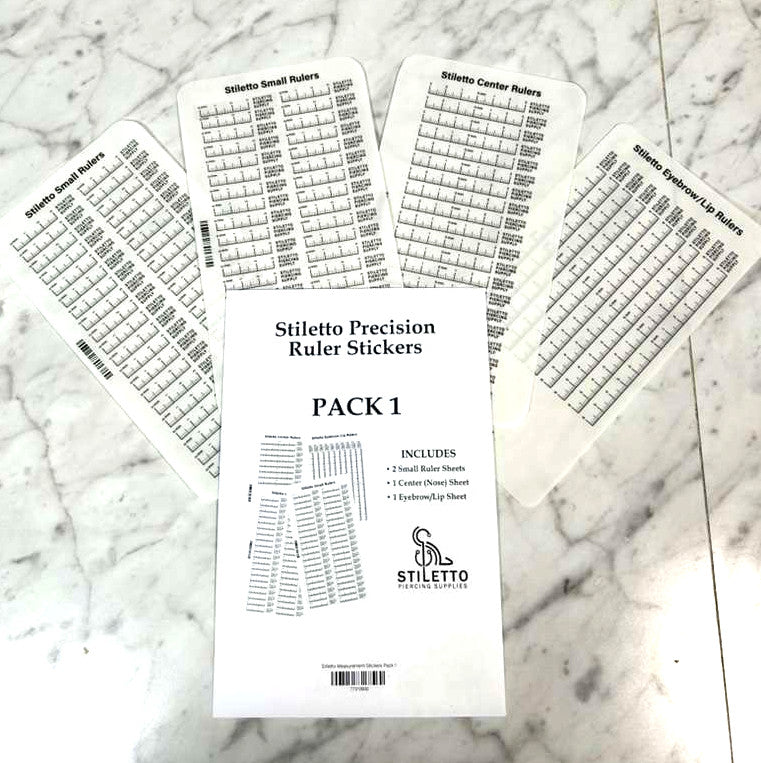 Réguas adesivas de precisão (Pack de 4)