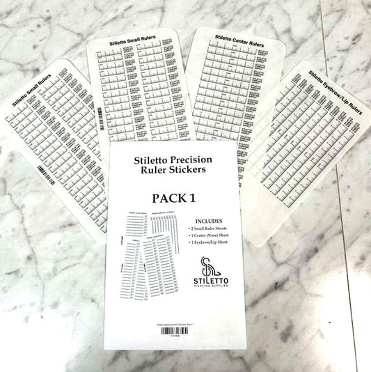 Réguas adesivas de precisão (Pack de 4)